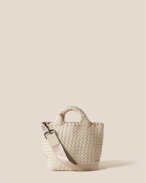 NAGHEDI ST. BARTHS PETIT TOTE ECRU